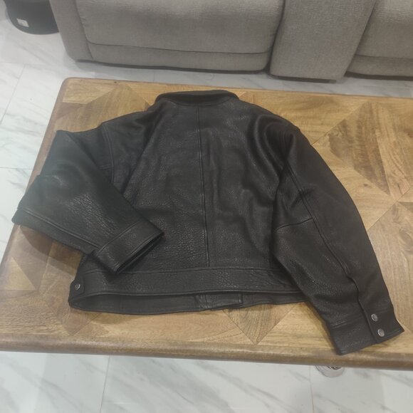 J. Crew Collection leather Jacket size XXL New - Picture 3 of 3